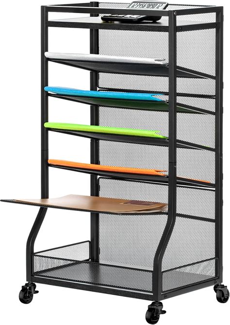 metal free standing file organizer